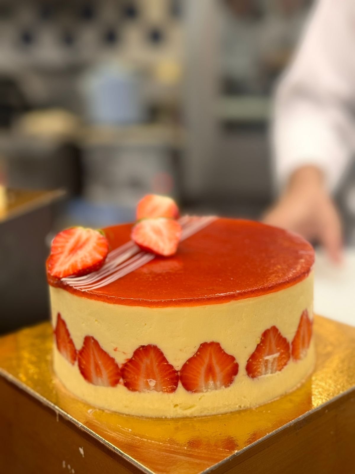 Fraisier clásico francés
